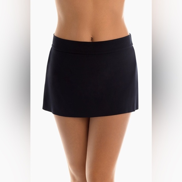 NWOT Miraclesuit Magicsuit Solids Jersey Tennis Swimsuit Skirt size 8 skort - Picture 2 of 16